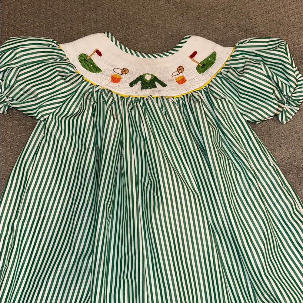 Never wore! ⛳️ Masters Golf Theme Girls Dress 6T